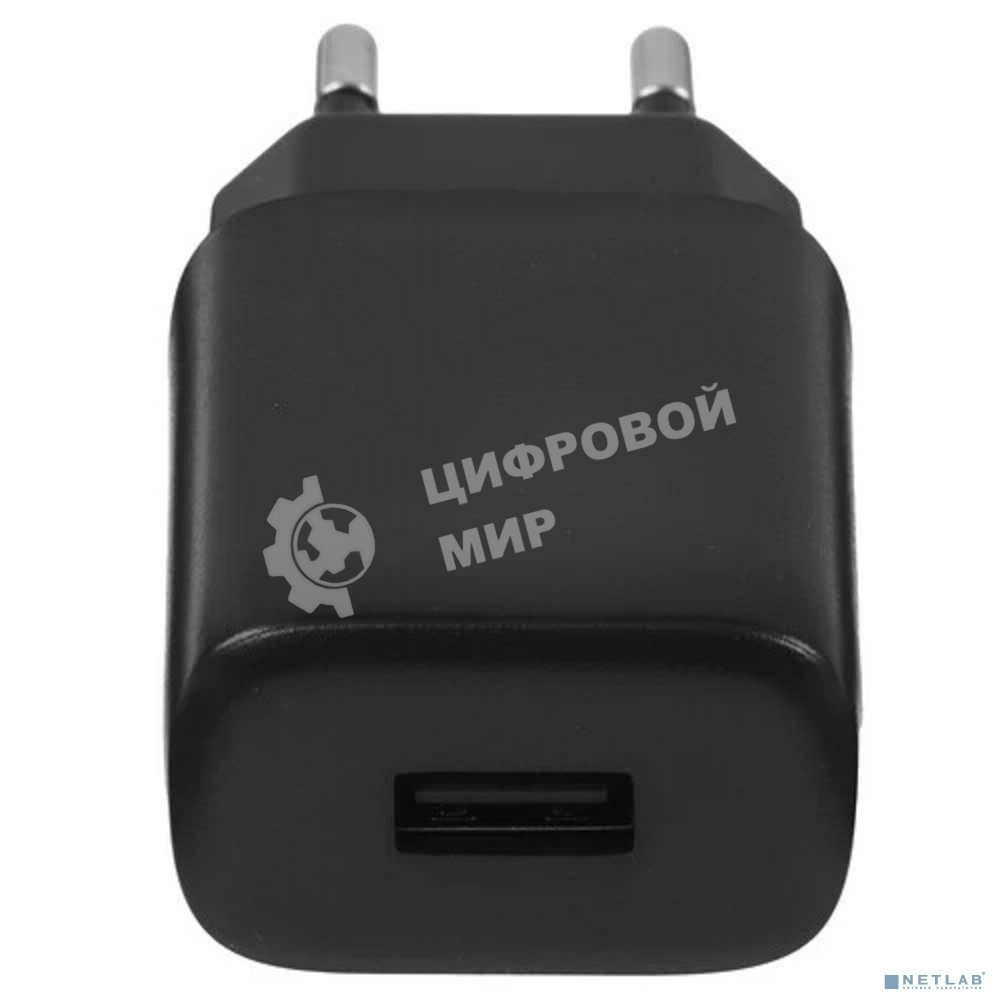 Сетевое зарядное устройство HOCO C134A/ Сетевое ЗУ/ 1 USB/ Выход: 10.5W/ черный