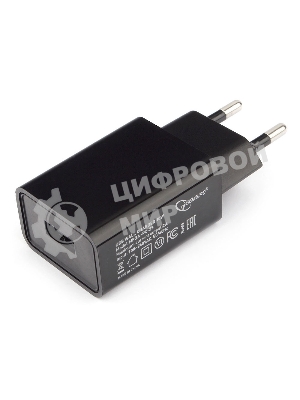 Сетевое зарядное устройство Cablexpert MP3A-PC-25 100/220V - 5V USB 1 порт, 2A, черный