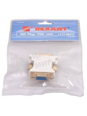 Переходник Rexant шт.DVI - гн.VGA GOLD