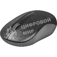 Мышь беспроводная Defender Hit MM-495 черный, 1600 dpi, радиоканал, USB, кнопки - 3