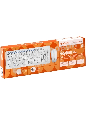 Комплект клавиатура+мышь Defender Skyline 895 беспроводной, USB, 2000 DPI, белый