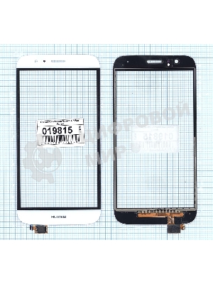 Сенсорное стекло (тачскрин) для Huawei G7 Plus, белое