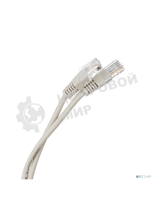 Шнур коммут. NEOMAX (NM13011-010) UTP 1 м, cat.5е, 24AWG, серый, LSZH, многожильный