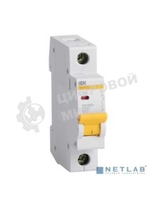 Выключатель автоматический IEK MVA20-1-001-BВА47-29 1Р1А 4,5кА х-ка В IEK