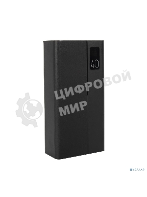 Портативный аккумулятор Perfeo Powerbank MOUNTAINS 40000 mAh/LED дисплей/PD + QC 3.0/Type-C/4 USB/Выход: 3A, max 22.5W/черный (PF_D0144)