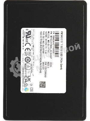 Накопитель SSD Samsung Enterprise, 1.92Tb, PCIe 3.1 x4, 2.5