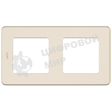 Рамка 2 поста слоновая кость Inspiria