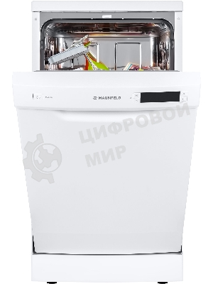 Посудомоечная машина Maunfeld MWF08B, белый, 44.8 см, 9 компл., 49 дБ, класс A++