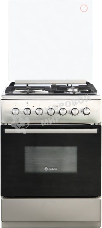 Комбинированная плита De Luxe 606031.00гэ 005 нерж. сталь