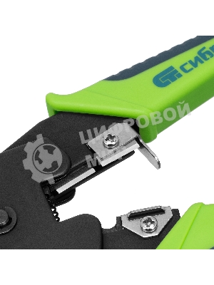 Клещи для обжима телефонных и компьютерных клемм Сибртех 4P, 6P, 8P, функция обрезания проводов