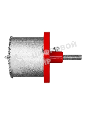 Набор коронок Matrix по керамической плитке, 33-53-67-73 мм, 6-гранный хвостовик