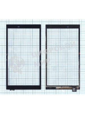 Сенсорное стекло (тачскрин) для HTC One E9+, черное