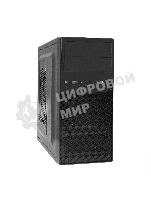Компьютерный корпус ExeGate EX284032RUS Minitower BA-203U Black, mATX, (без БП), 2хUSB+1хUSB 3.0, Audio