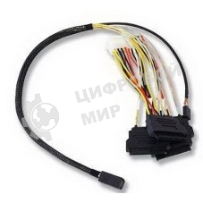 Кабель ACD, INT, SFF8643-to-4xSFF8482+SB (MiniSAS HD-to-SAS internal cable) 100 см
