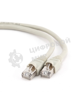 Патч-корд FTP Cablexpert cat.6, 0.5м, литой, многожильный серый