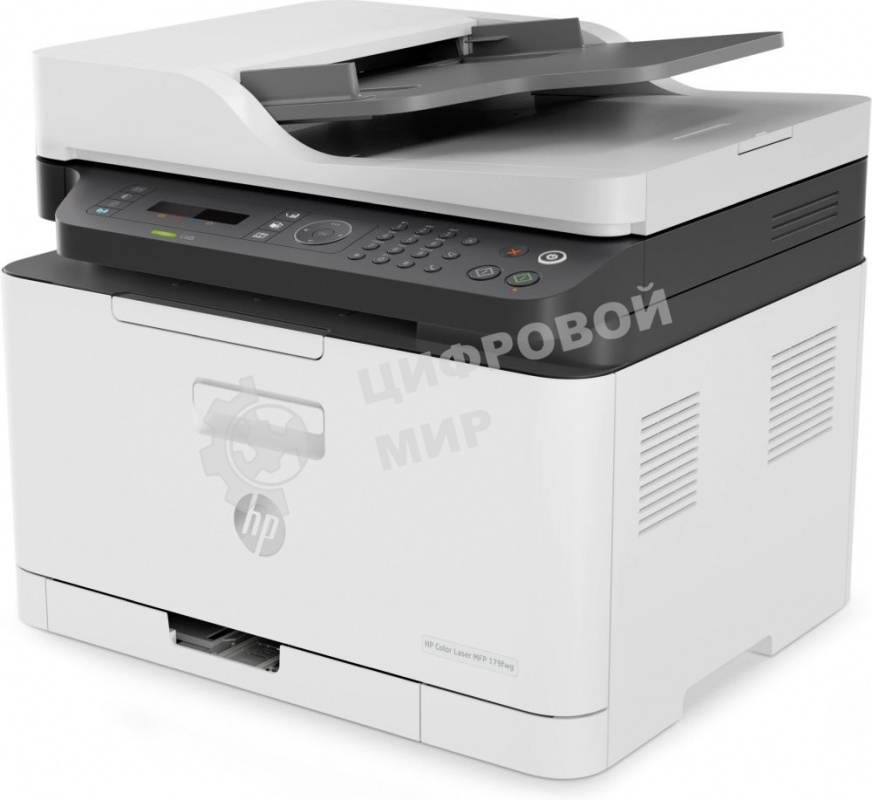 МФУ лазерное HP Color LaserJet 179fnw (4ZB97A), А4, цветной, печ. до 18 стр/мин. (ч/б) до 4 стр/мин. (цвет), скан. до 15 стр/мин. (ч/б) 6 стр/мин. (цвет), 600x600dpi, USB, RJ-45, Wi-Fi, Air Print, Mopria