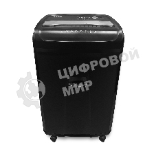 Шредер ГЕЛЕОС УО36-4 (DIN P-4) фрагмент 3,9x30мм, 33 листа (70гр./м²), 36 литров, Уничт.скобы,скрепки,пл.карты,CD.