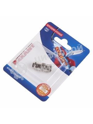 Переходник антенный Rexant штекер F - гнездо TV (1 шт.)