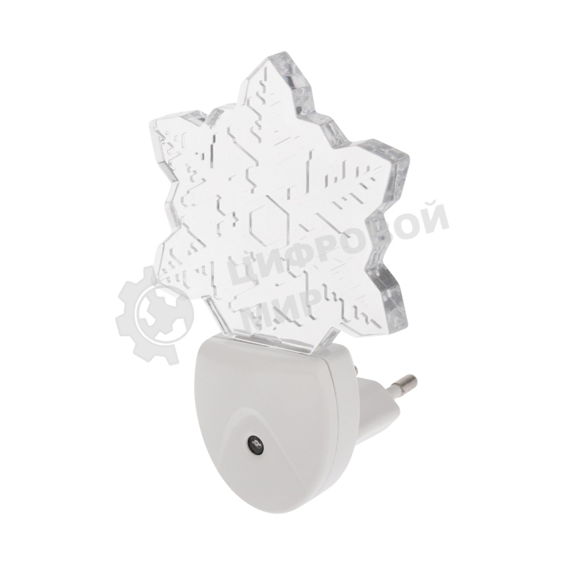 Ночник светодиодный Rexant СНЕЖИНКА ХАМЕЛЕОН свечение мультиколор 7 цветов, 230 В