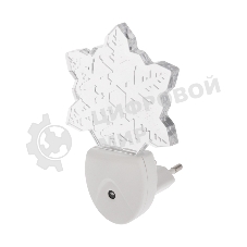 Ночник светодиодный Rexant СНЕЖИНКА ХАМЕЛЕОН свечение мультиколор 7 цветов, 230 В