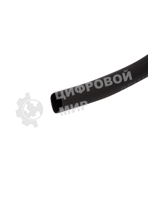 Трубка термоусаживаемая Rexant 5,0/2,5 мм черная, ролик 2,44 м