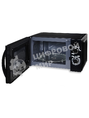 Микроволновая печь Hyundai HYM-M2063 черный, 20 л, 700 Вт, переключатели - поворотный механизм