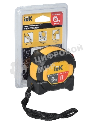 Рулетка измерительная Professional 5м IEK TIR10-3-005