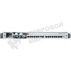 Переключатель консоли электронный, 16 портов PS/2, ж/к экран 17