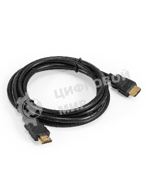 Кабель HDMI ExeGate EX-CC-HDMI-2.0 (19M/19M, 2м, v1.4b, позолоченные контакты)