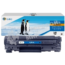 Картридж лазерный G&G GG-CB436A черный (2000 стр.) для HP LJ P1505/M1120/M1522