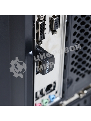 Переходник штекер Rexant HDMI - гнездо HDMI, угловой