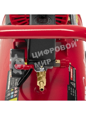 Компрессор безмасляный малошумный SPC 1500/24, 1500 Вт, ресивер 24 л, 260 л/мин MTX