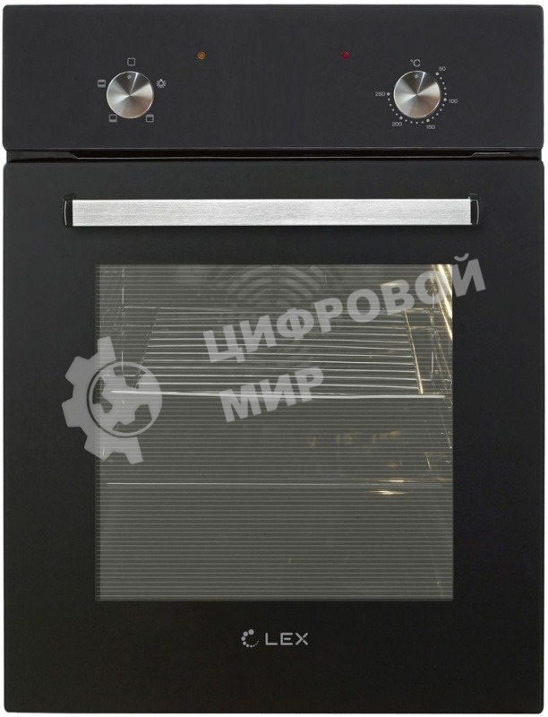 Духовой шкаф электрический Lex EDM 4540 BL черный, встраиваемый