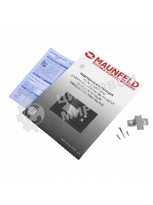 Встраиваемая микроволновая печь Maunfeld MBMO.20.1PGb черный, 20 л, 800 Вт, переключатели - поворотный механизм