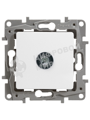 Розетка телевизионная проходная, 15дБ, бел. ETIKA