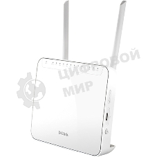 Маршрутизатор DVG-5402G/R1A AC1200 Wi-Fi Router, 1000Base-T WAN, 4x1000Base-T LAN, 2x5dBi external antennas, 2xFXS+USB ports, 3G/LTE support