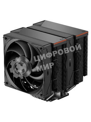 Кулер для процессора PCCooler RZ620 BK (260W, 4-pin PWM, 157.5мм, Al/Cu, 6x6мм, 1x120мм, 86.73CFM, 32dBA, 2200RPM, S: 1851/1700/1200/115X, AM5/AM4, черный)