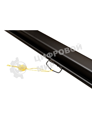 Экран Sakura 150x150см Wallscreen 1:1 настенно-потолочный рулонный белый84' Matt White (MW), черный корпус