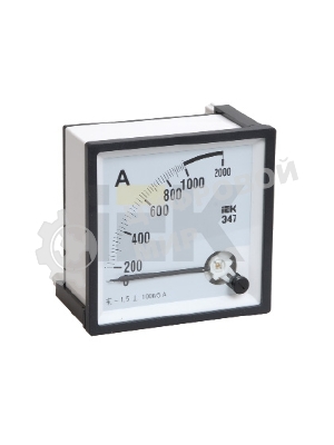 Амперметр Э47 72х72мм 600/5А кл. точн. 1.5 IEK IPA10-6-0600-E