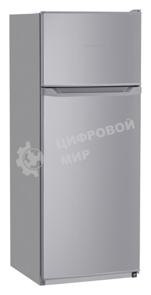 Холодильник Nordfrost NRT 141 132 серебристый металлик двухкамерный 210/51 л морозилка сверху, капельная система