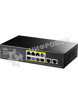 Коммутатор Cudy FS1010P (L2) 10x100Мбит/с 8PoE+ 120W неуправляемый
