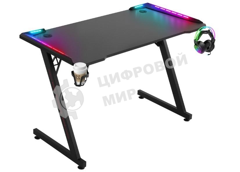 Стол игровой Defender GAMING IDOL RGb черный