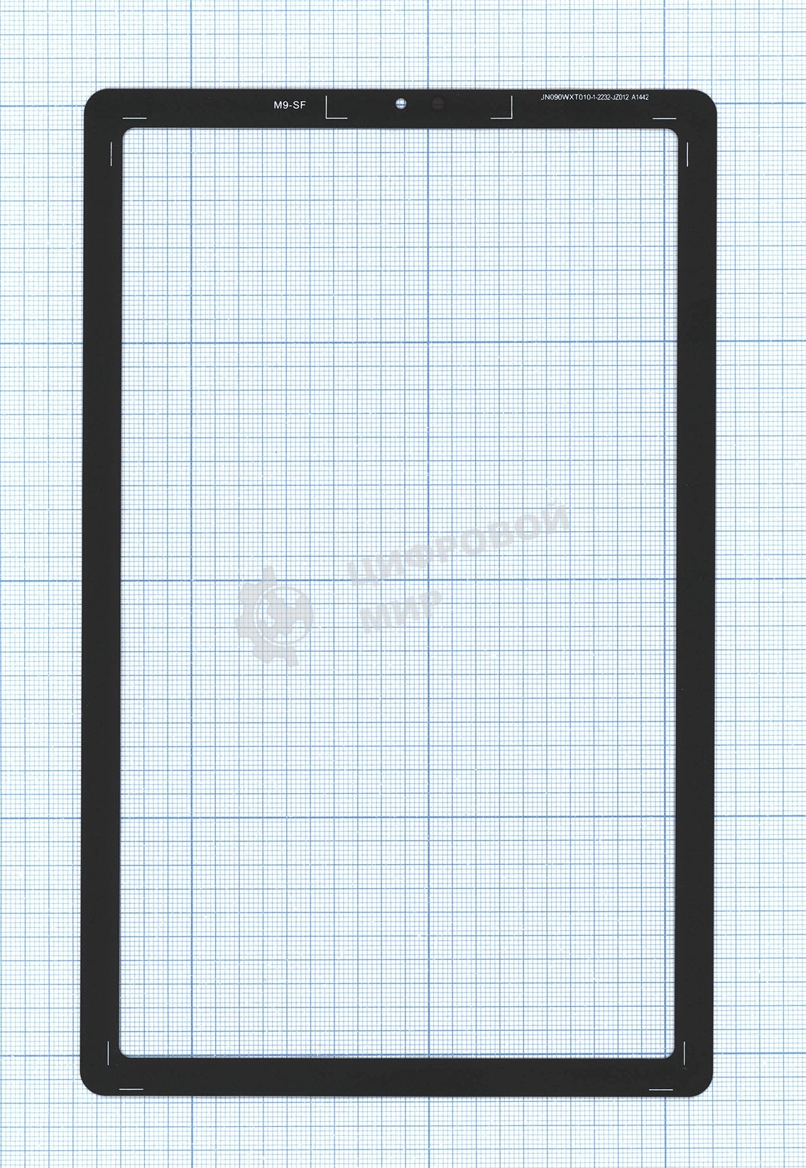 Стекло для Lenovo Tab M9 черное