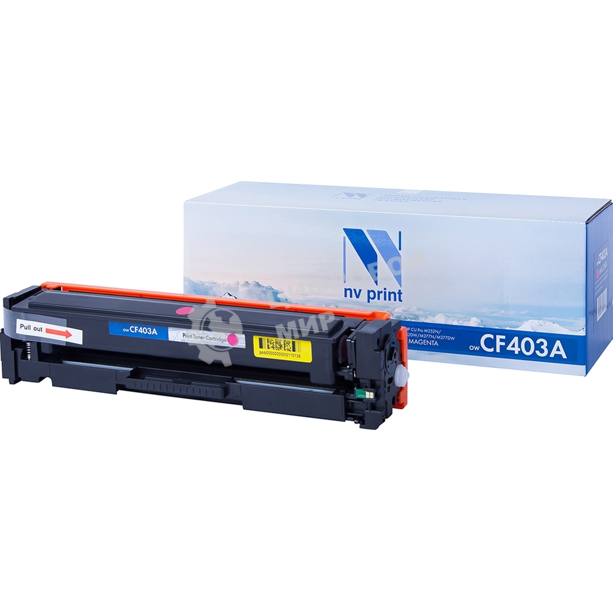 Картридж лазерный NVPrint совместимый HP Laser Jet Pro M252, MFP M277 CF403A Magenta (1400k)