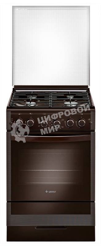 Плита газовая Gefest 5300-02 0047 коричневый, конфорок 4 газовых, духовка 52 л, 50 см x 85 см x 58.5 см