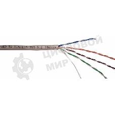Кабель информационный Lanmaster TWT-5EUTP2-LSZH кат.5е U/UTP не экранированный 2X2X24AWG LSZH внутренний 305м белый	