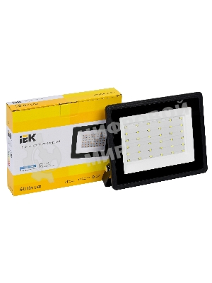 Прожектор светодиодный СДО 06-50 6500К IP65 черный IEK LPDO601-50-65-K02