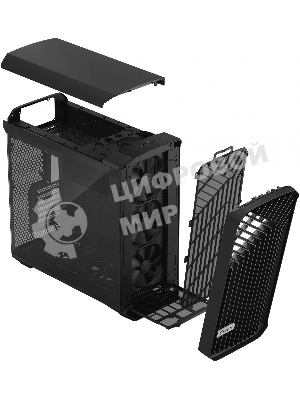 Компьютерный корпус Fractal Design Torrent Black TG Light Tint/E-ATX, TG, 2x3.5, 4x2.5, 7xPCI, 1xUSB-C, 2xUSB3.0/2x180mm, 3x140mm fans inc./FD-C-TOR1A-01