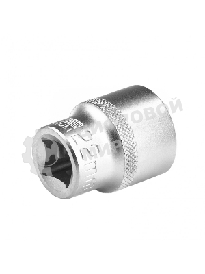 Головка торцевая Stels 22 мм, 12-гранная, CrV, под квадрат 1/2