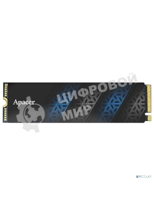 Накопитель SSD Apacer AS2280P4U PRO, 512Gb, PCIe 3.0 x4, M.2 2280, NVMe, R/W 3500/2300, с радиатором